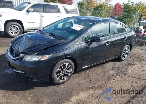 2014 Honda Civic Ex из США, поврежденный, VIN 2HGFB2F80EH509541